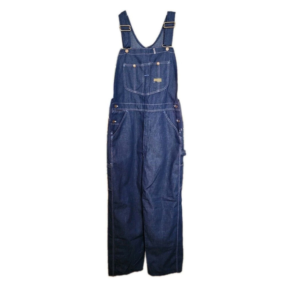 Vintage Sears Toughskins Union‎ Made Overalls Men 34X32 USA Workwear Perma-Press